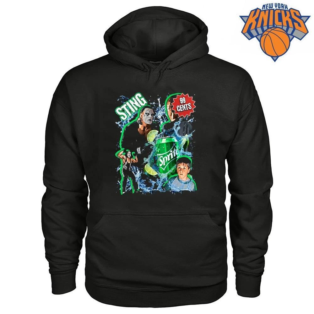 Sting Wrestler Sprite Soda Can 99 Cents Lime Splash Aesthetic Vintage Retro 90s Bootleg Rap Tee Mashup Wrestling Fan Graphic Shirt
