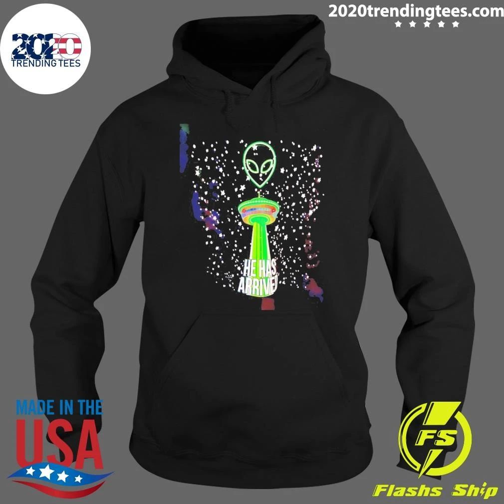 Wemby Spurs Alien Logo He Has Arrived Shirt