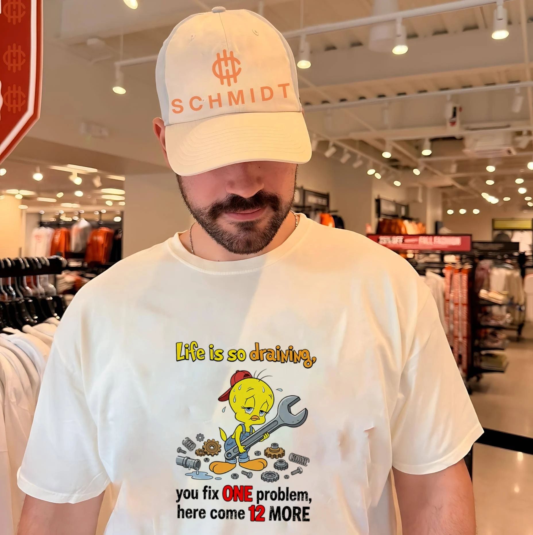 Life is so draining you fix one problem here come 12 more Tweety shirt