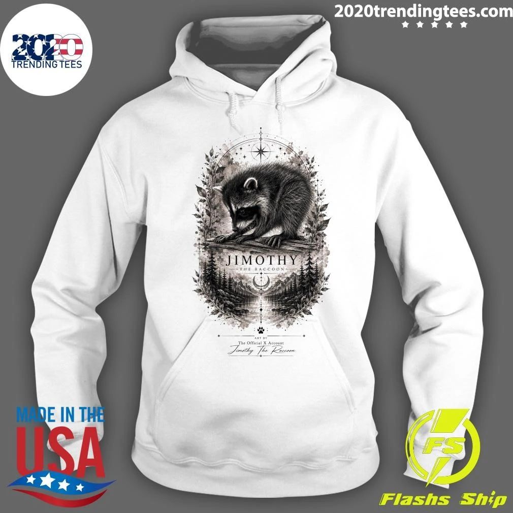 Jimothy The Raccoon Art By The Official x Account Jimothy The Raccoon Shirt