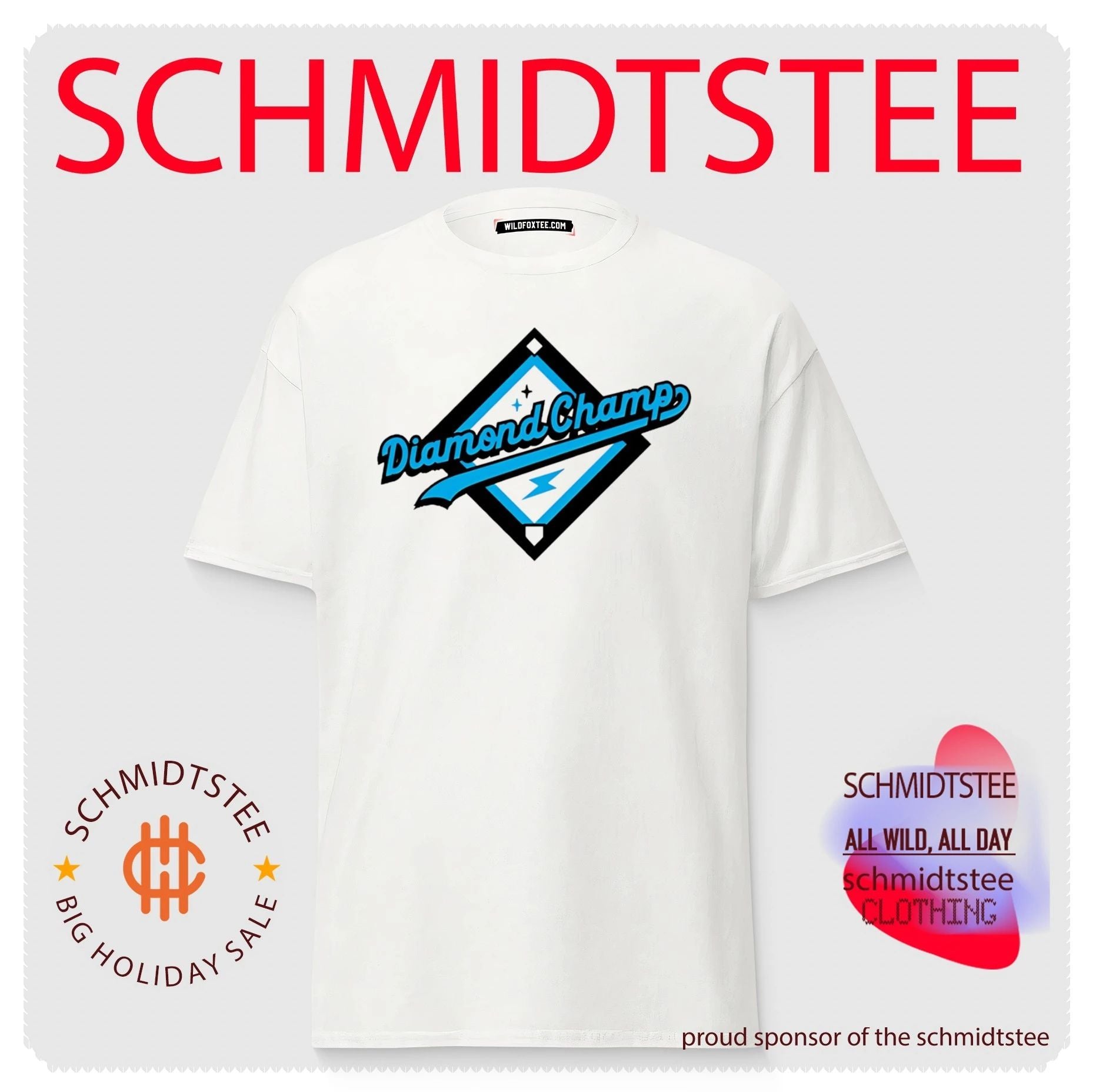 Diamond Champ Baseball softball championship shirt