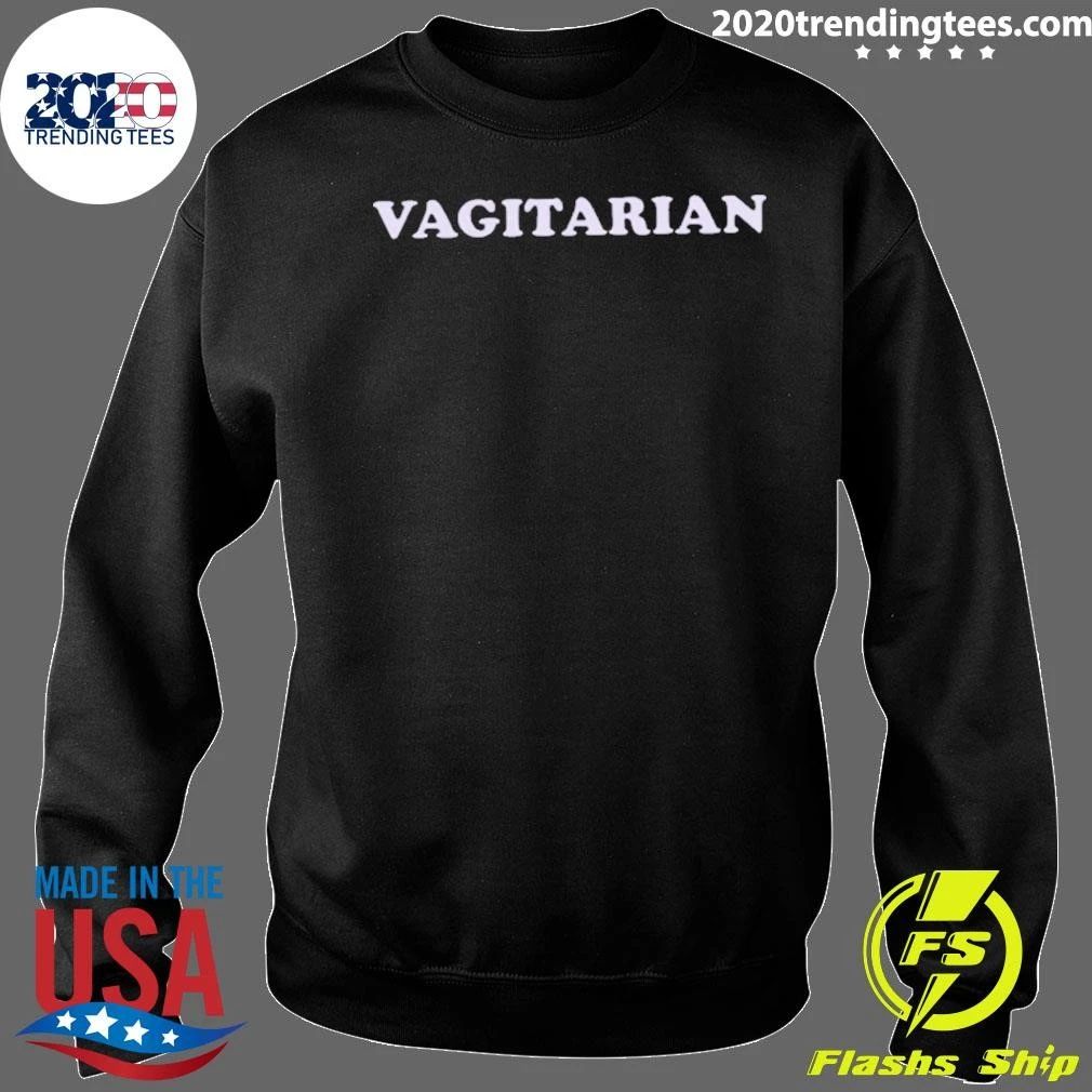 Vagitarian Funny Humor Slogan Wordplay Shirt