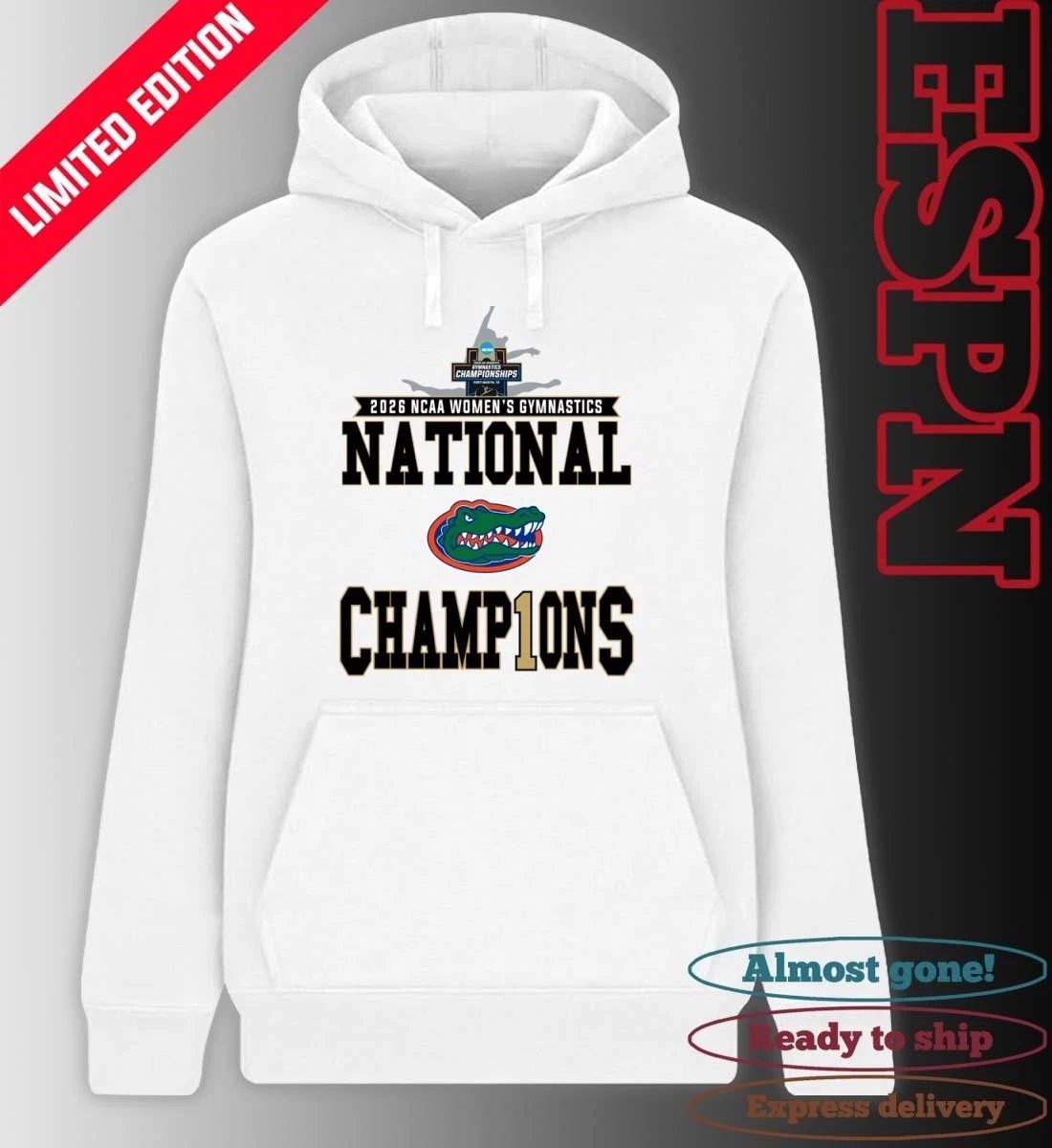 Florida Women’s Gymnastics 2026 NCAA National Champions Locker Room T-Shirt