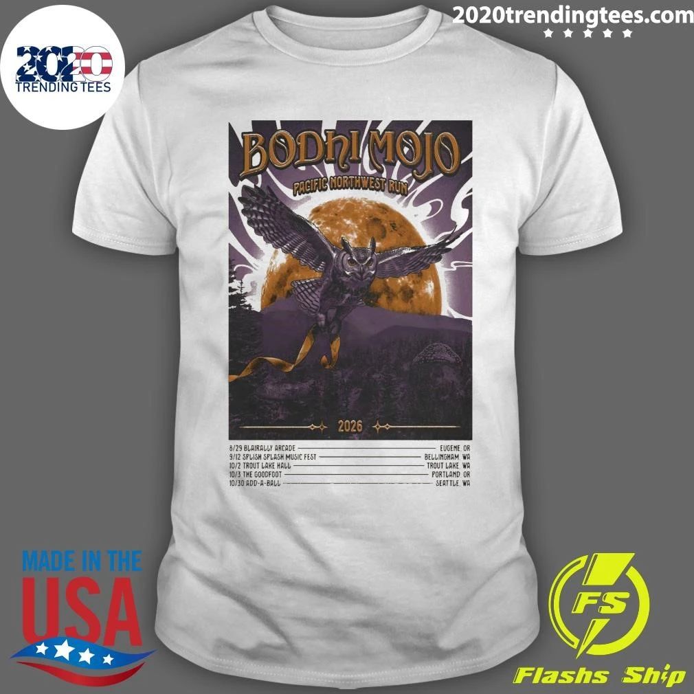 Bodhi Mojo Pacific Northwest Run Tour 26 Shirt
