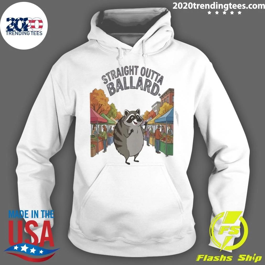 Raccoon Jimothy Straight Outta Ballard Shirt