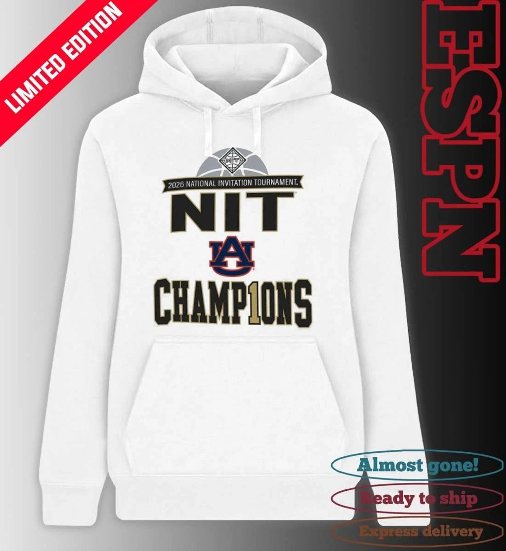 Auburn Tigers 2026 Division I Men’s Basketball Postseason NIT Champions Shirt