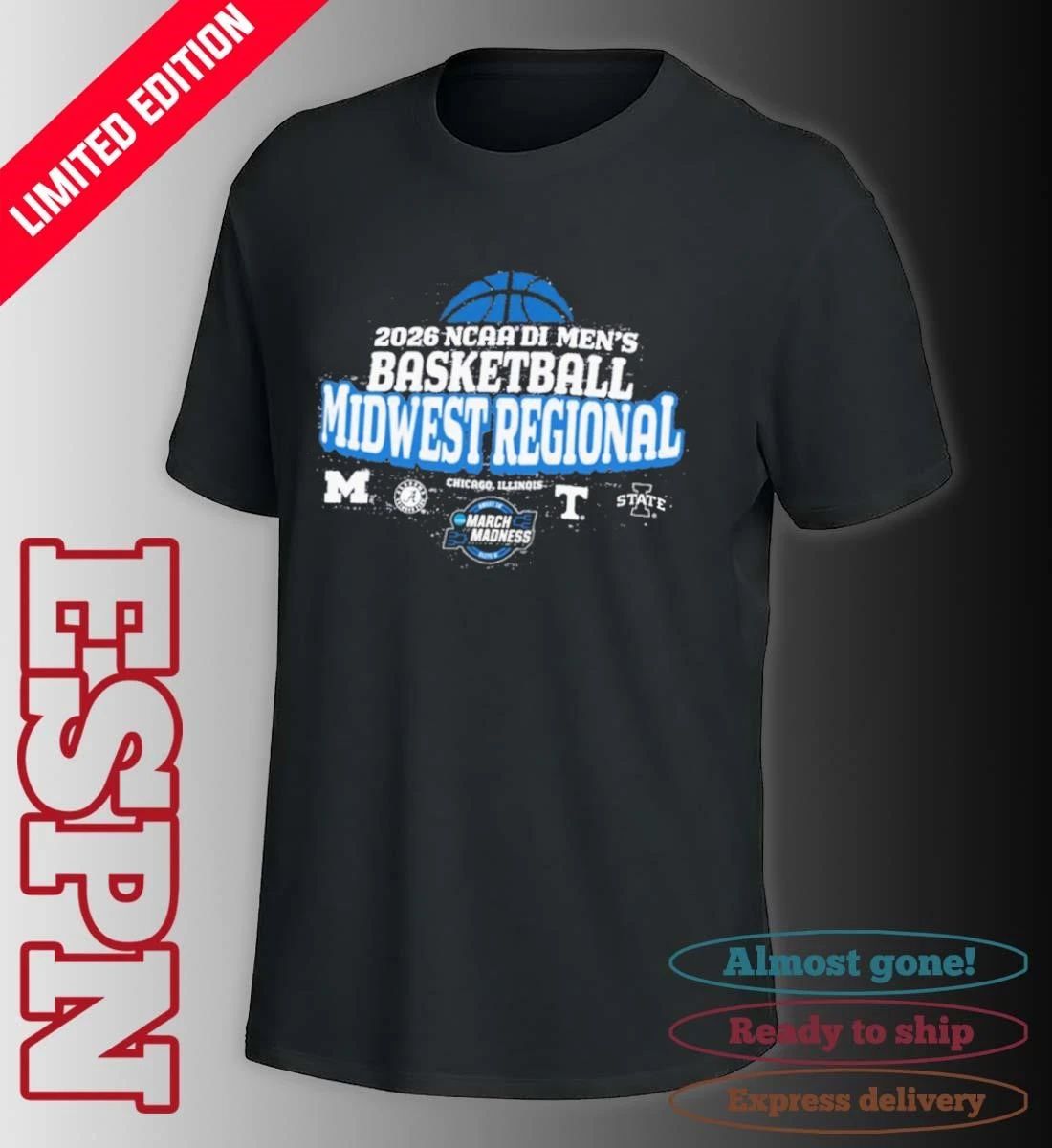 2026 NCAA DI Men’s Basketball Tournament Sweet Sixteen – Chicago, IL Shirt
