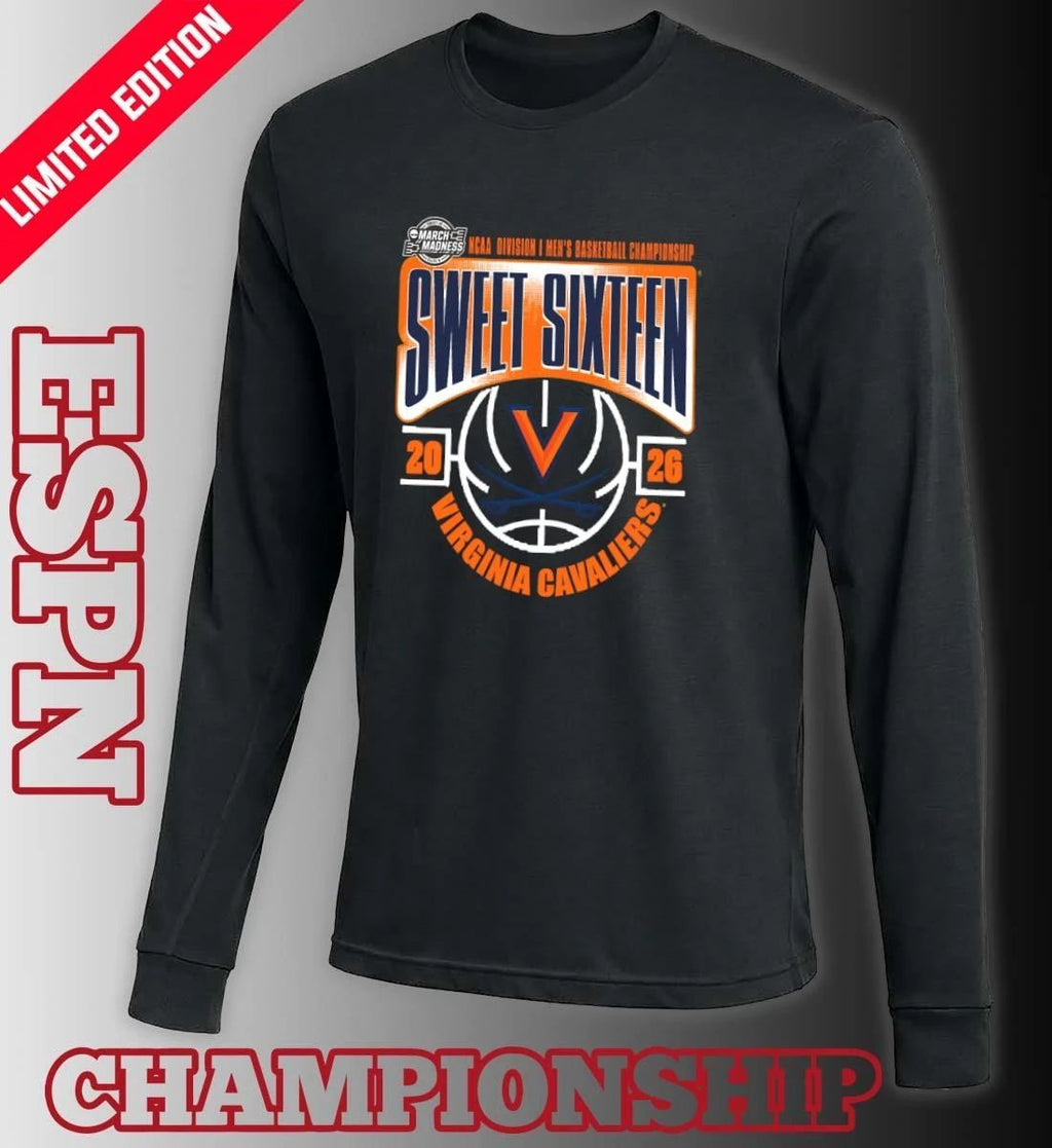 Virginia cavaliers Sweet 16 NCAA DI Men’s Basketball Tournament March Madness 2026 T-Shirt