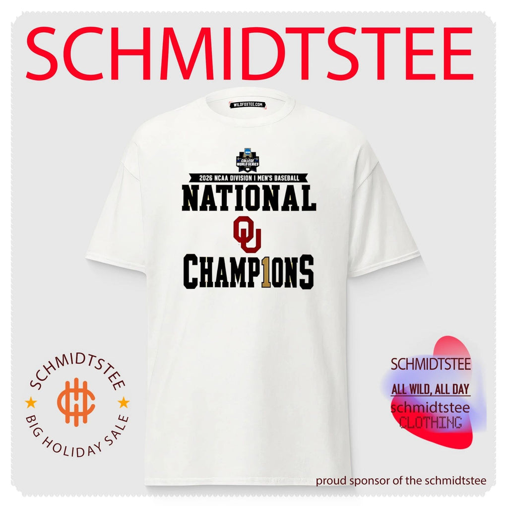 Oklahoma Sooners 2026 NCAA Division I Men’s Baseball National Champions CWS Omaha shirt