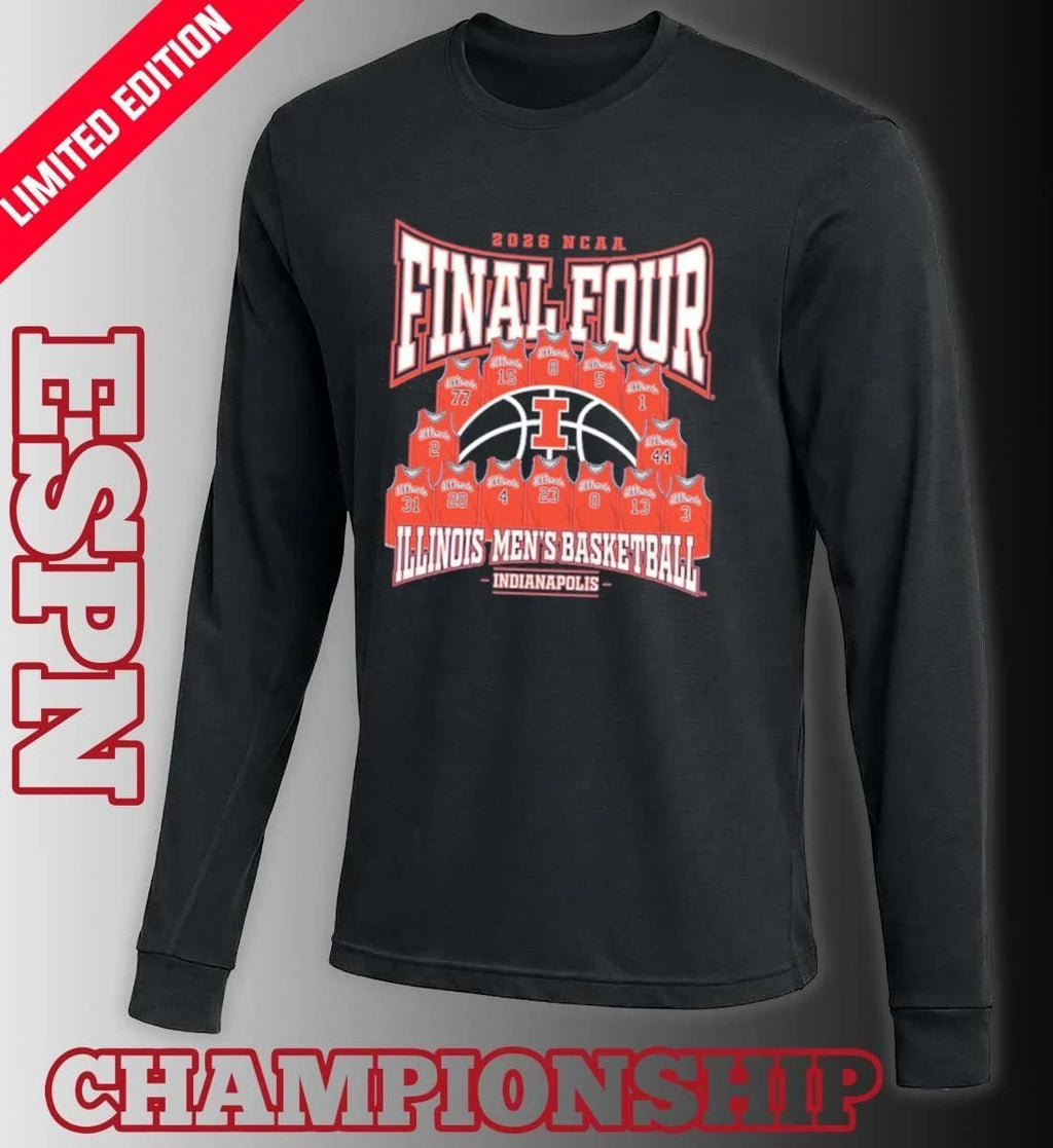 Illinois Men’s Basketball 2026 NCAA Final Four Jersey Madness T-Shirt