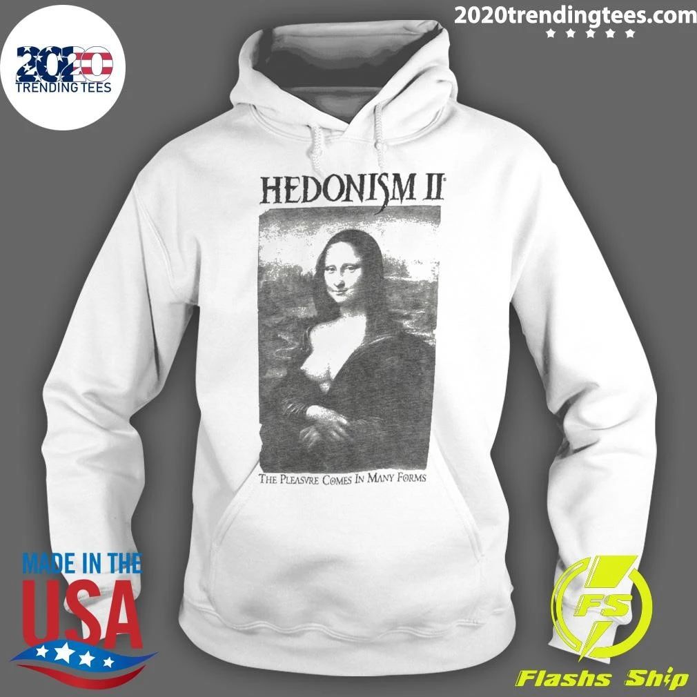 Hedonism II Mona Lisa Rare Vintage 90s Art Shirt