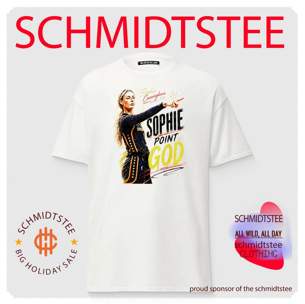 Sophie Cunningham Indiana Fever Point God signature shirt
