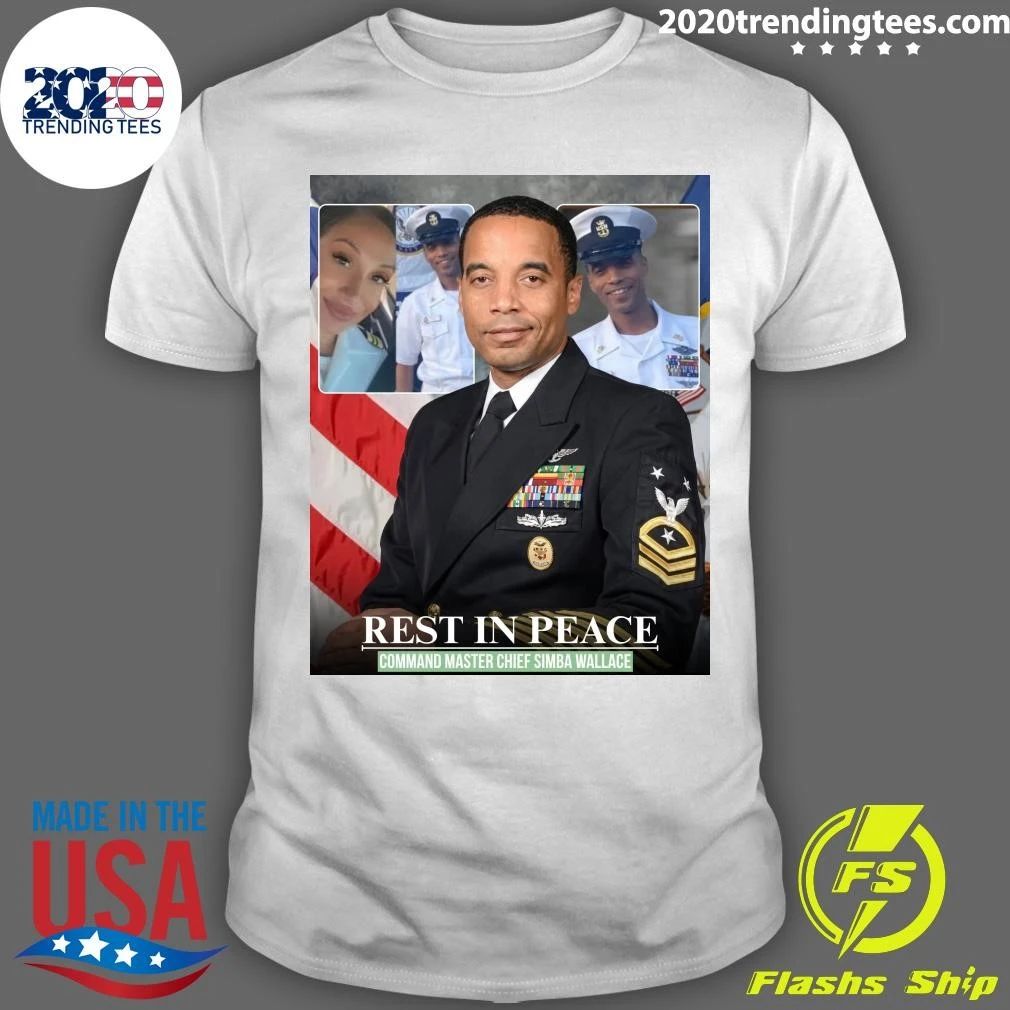 Rest In Peace Command Master Chief Simba Wallace Shirt