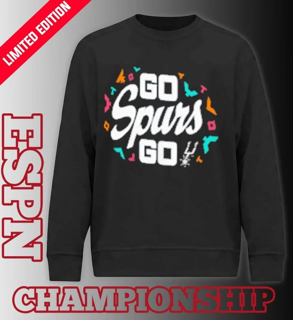 San Antonio Spurs NBA Playoff Go Spurs Go T-Shirt