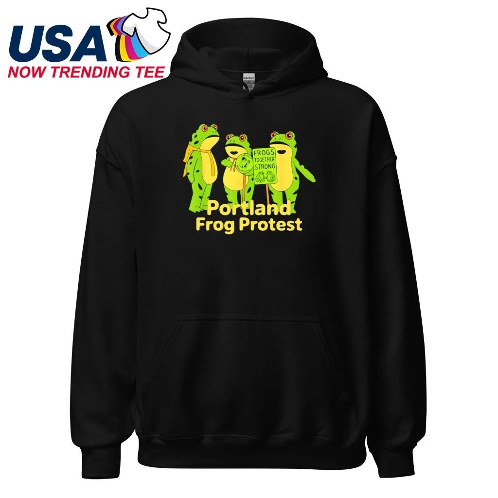 Portland Frog Protes Frogs Together Strong Anti ICE Anti Trump Shirt