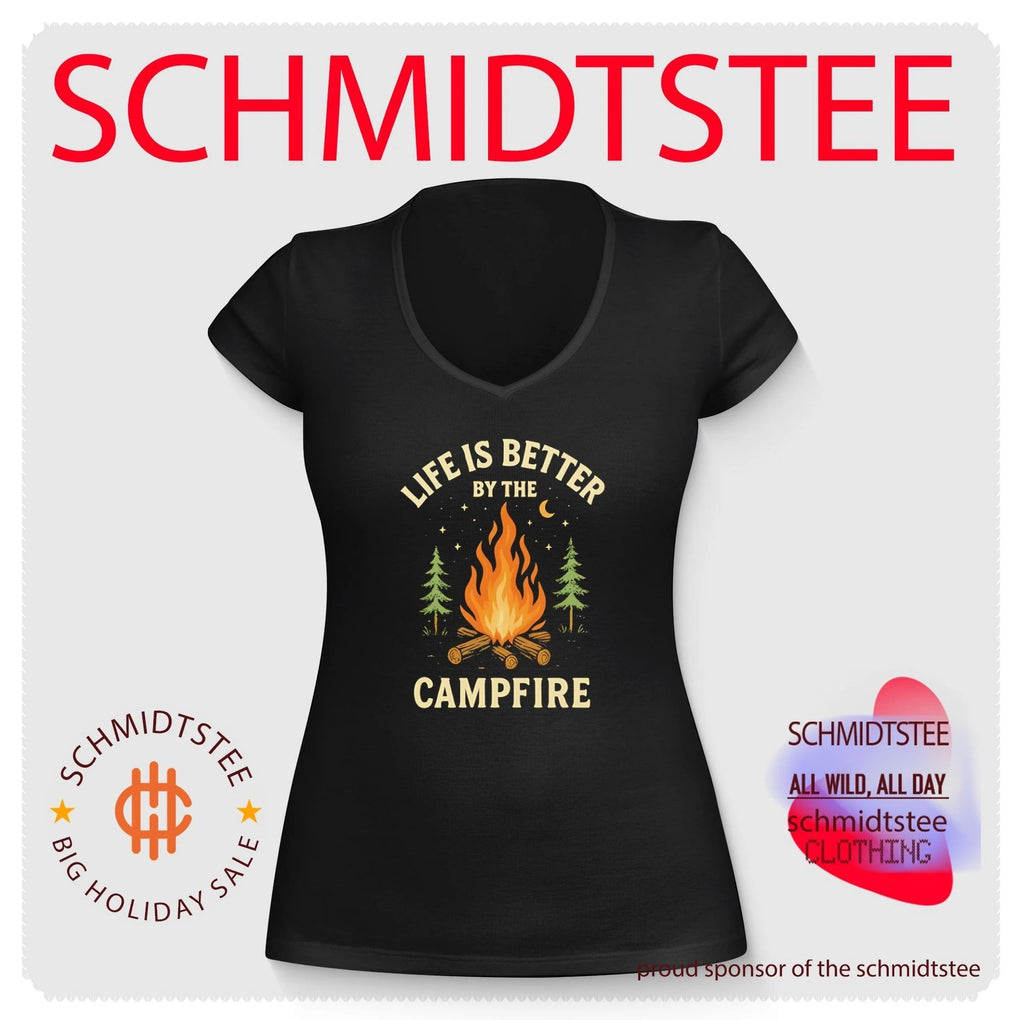 Life is better by the campfire vintage shirt