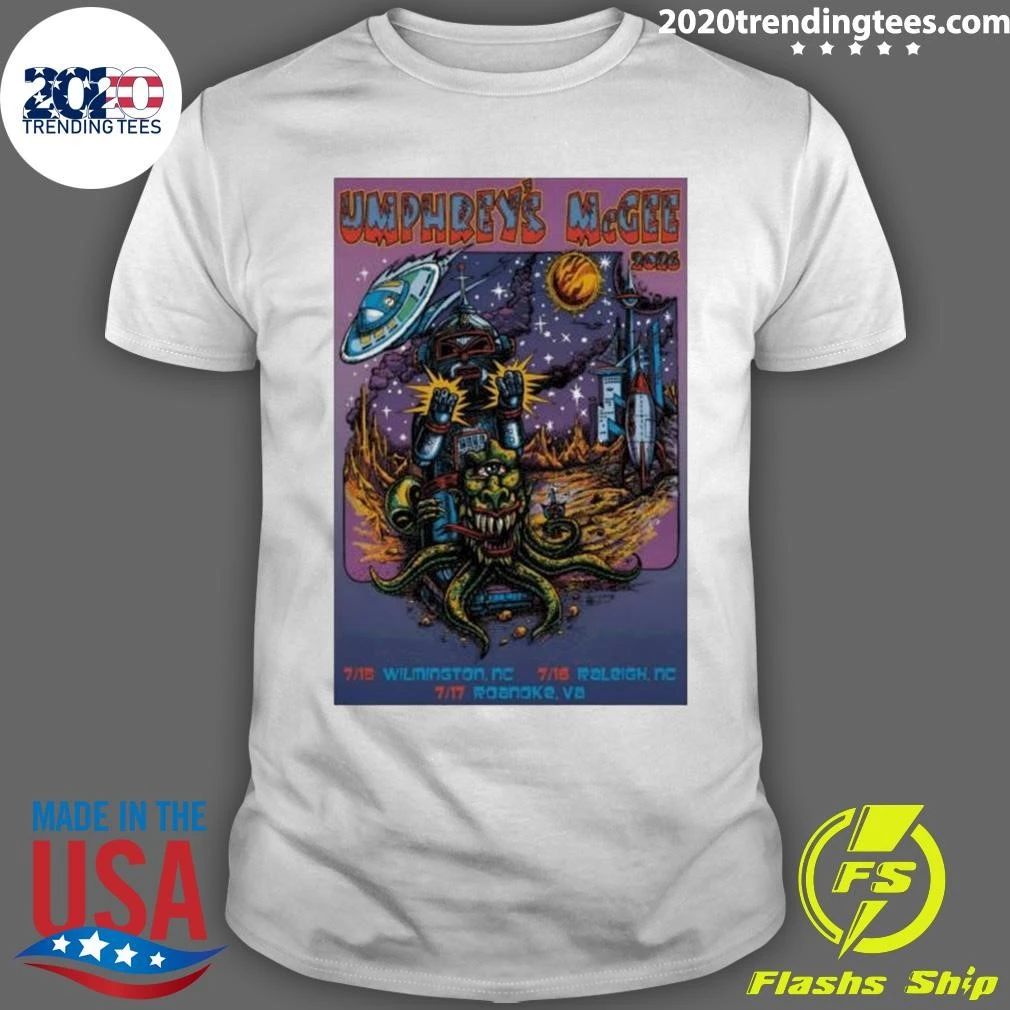 Umphrey’s McGee July 15-17 2026 Raleigh NC Shirt