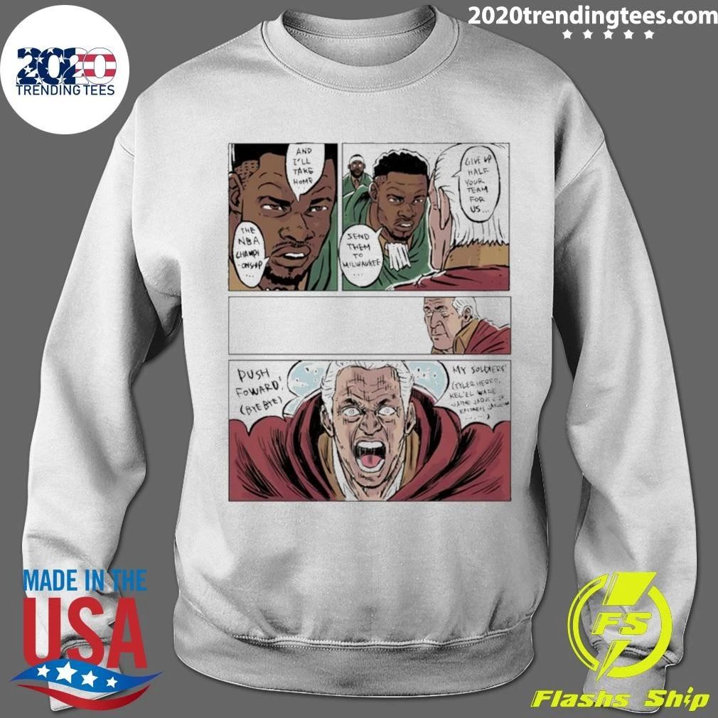 Milwaukee Bucks Giannis Antetokounmpo To Miami Pat Riley Shirt