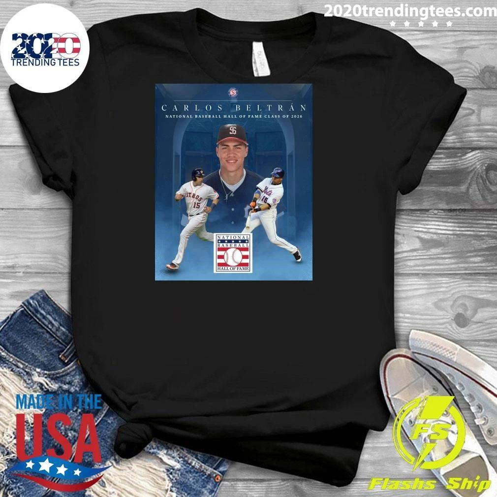 Carlos Beltran National Baseball Hall Of Fame Class Of 2026 Shirt
