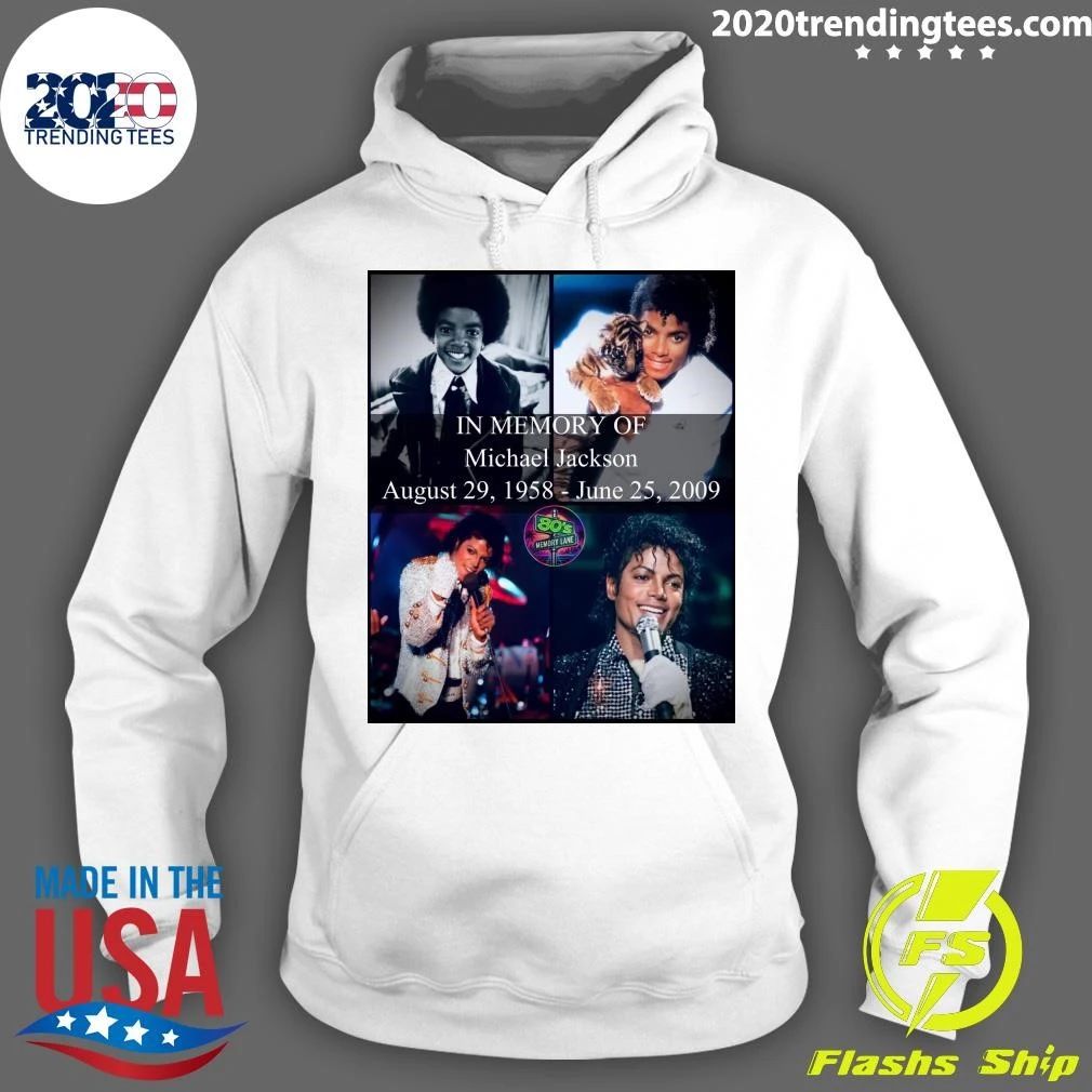 In Memory Of Michael Jackson August 1958 – June 2009 Shirt
