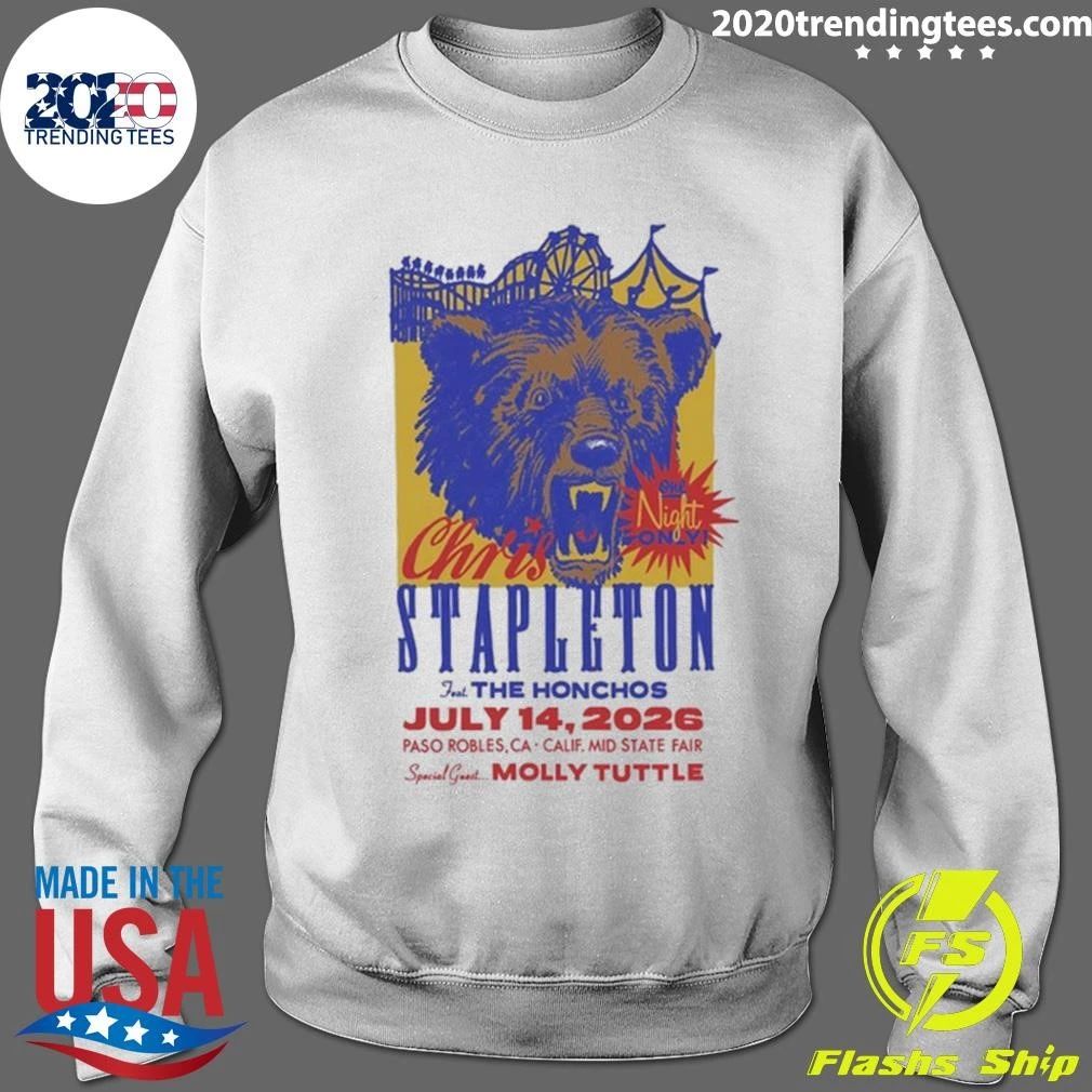 Chris Stapleton The Honchos July 14, 2026 Paso Robles, Ca-Calif Shirt