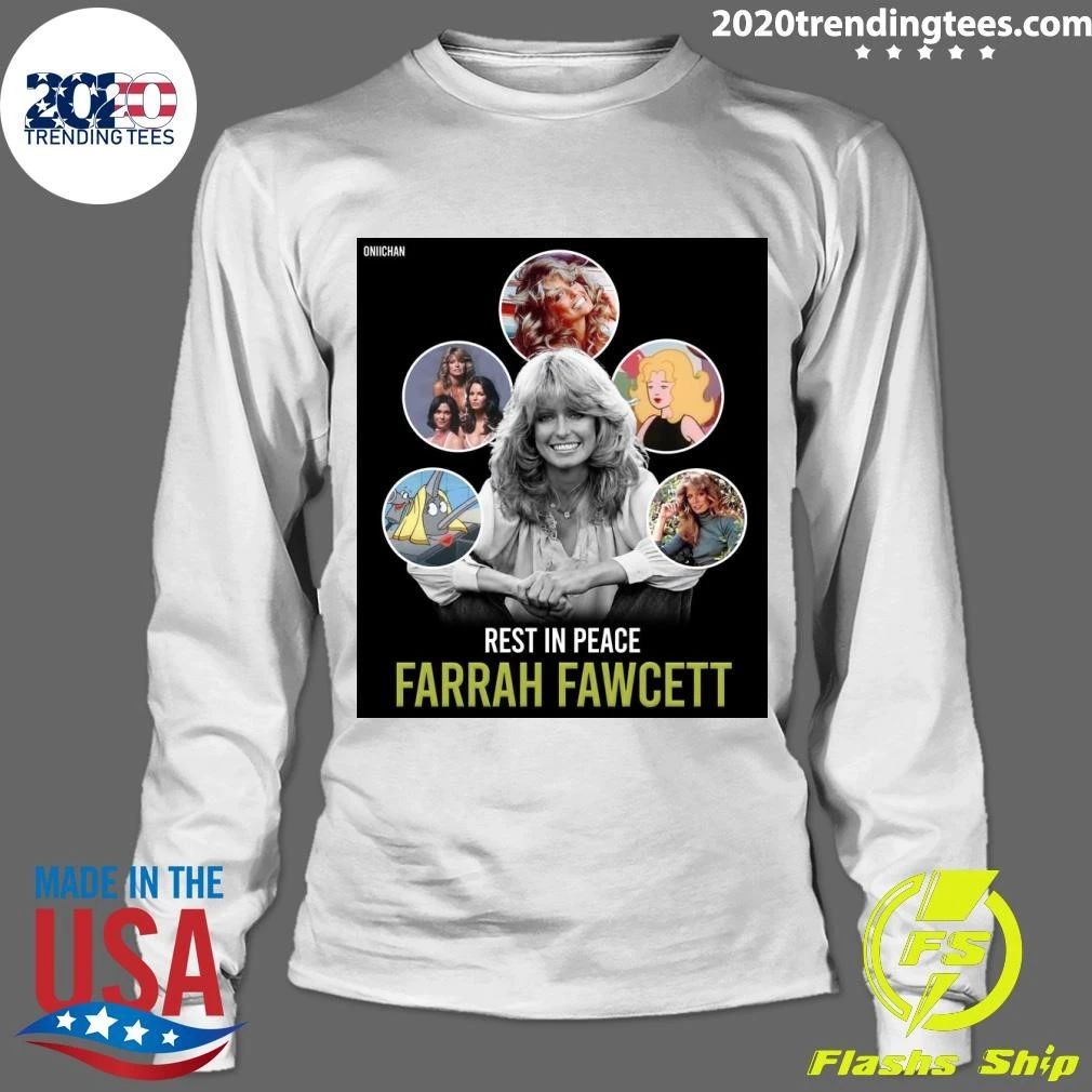 Rest In Peace Farrah Fawcett Shirt