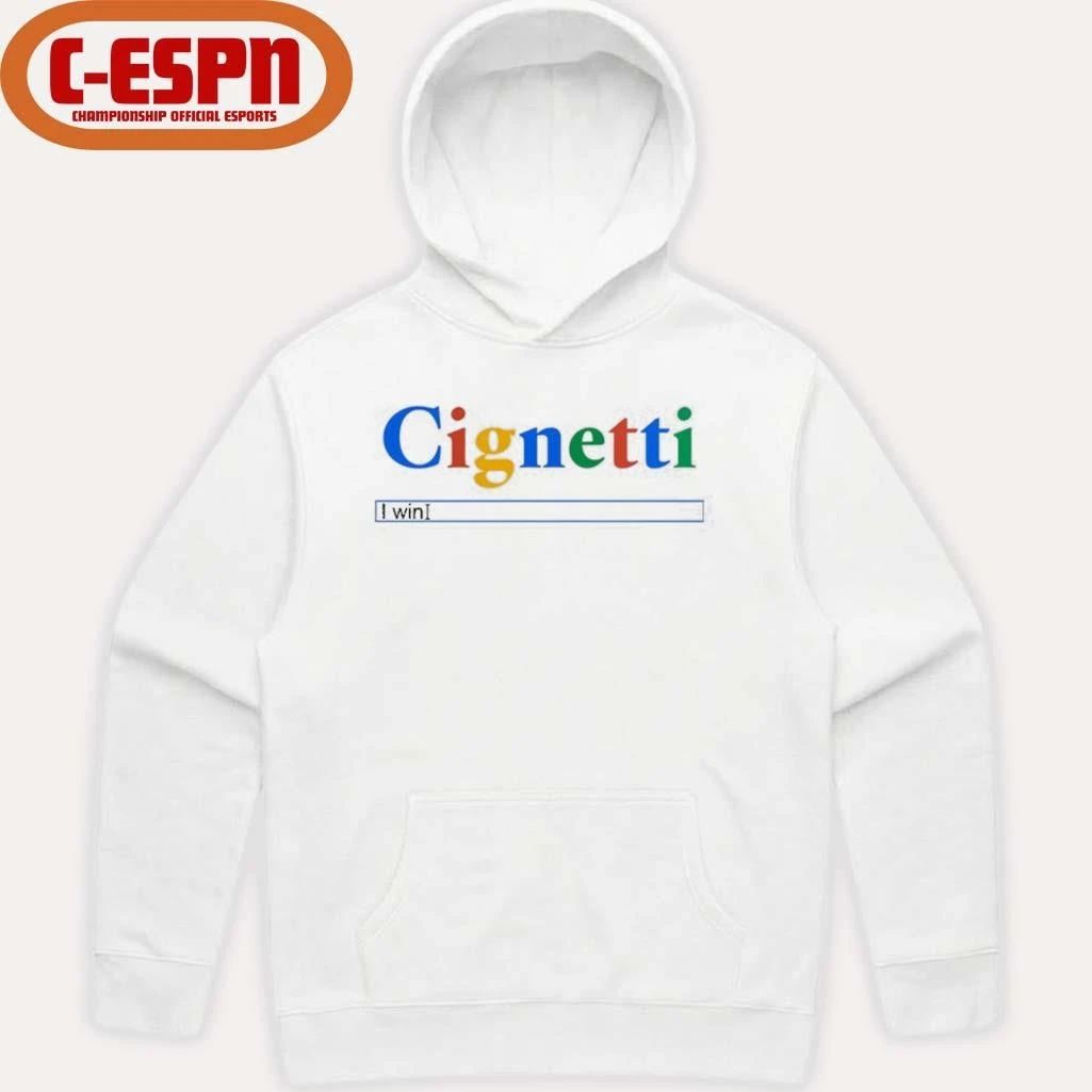 Curt Cignetti I Win Search Bar Shirt