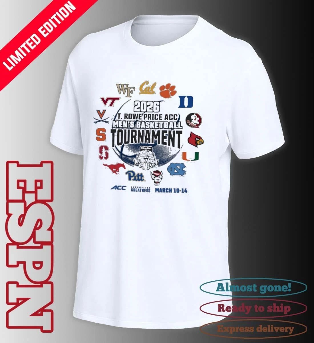 2026 ACC Men’s Basketball Championship T-Shirt