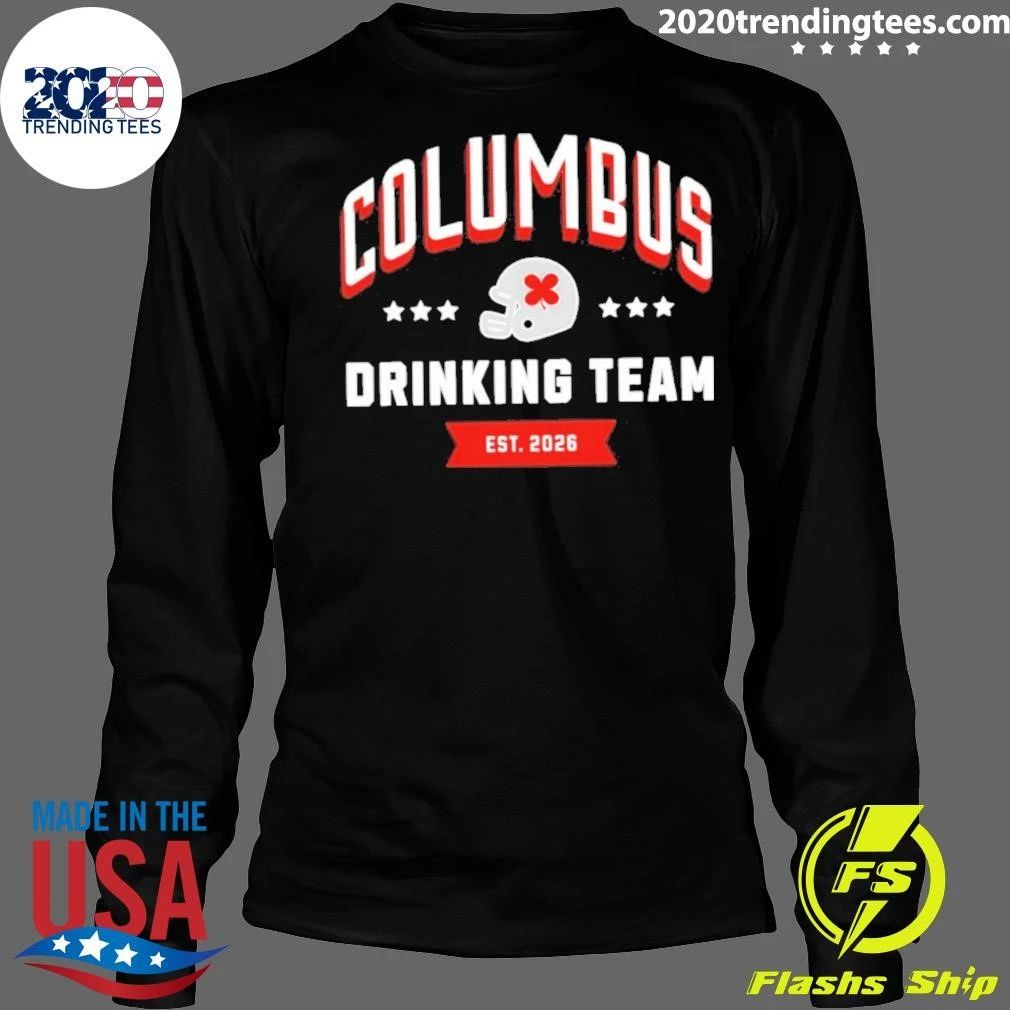 Columbus Drinking Team Est 2026 Football 2206 Shirt