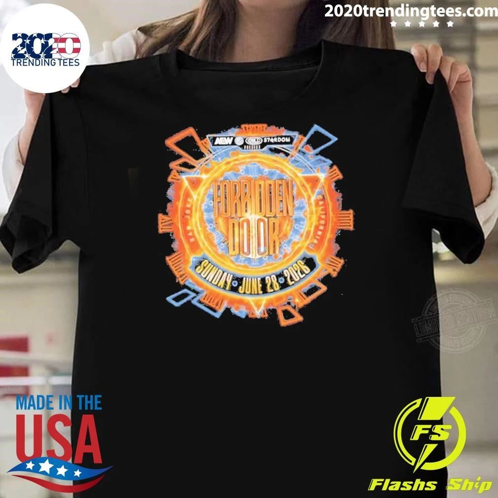 Aew Forbidden Door 2026 Event Shirt