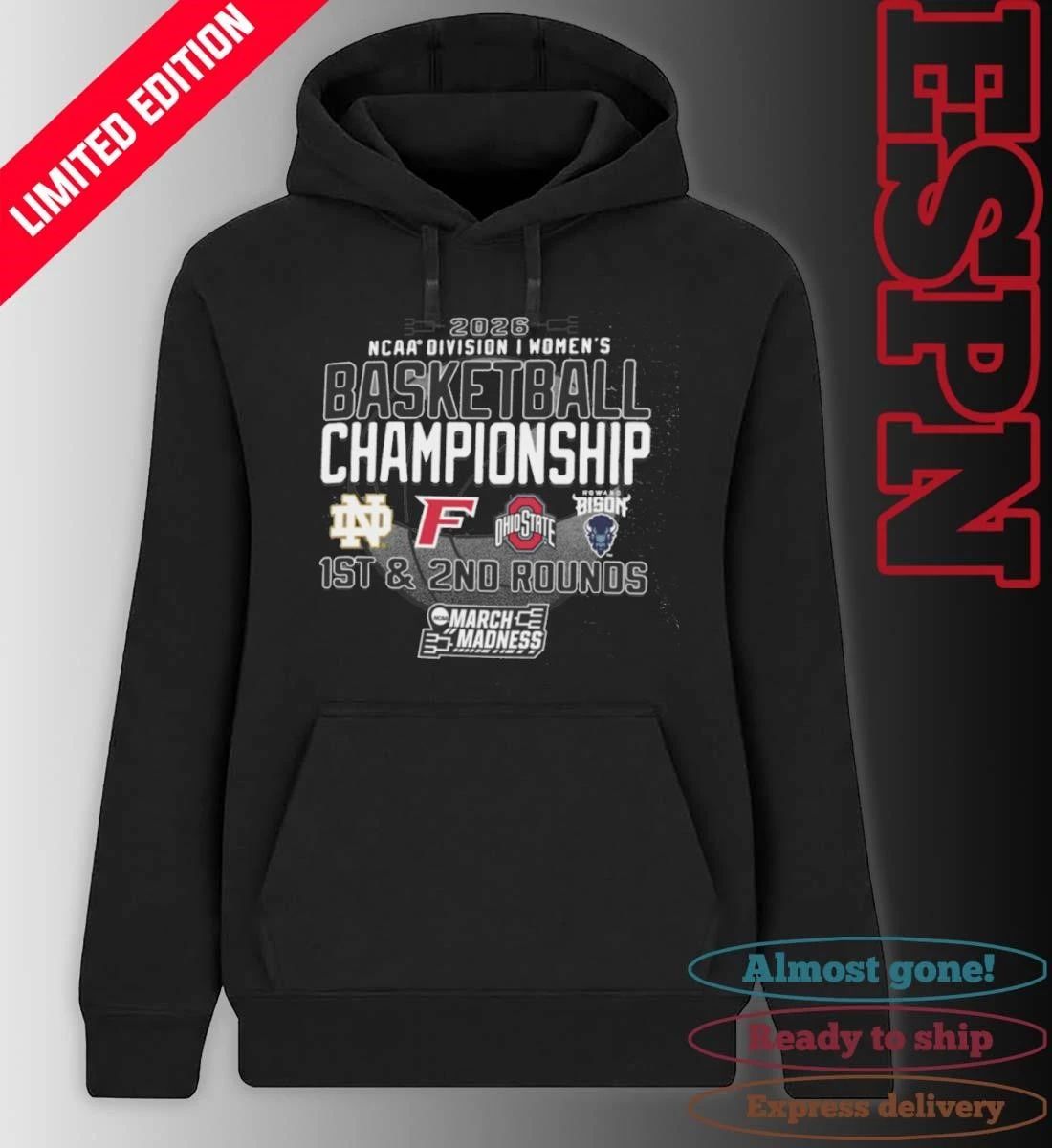 1st, 2nd Rounds 2026 NCAA DI Women’s Basketball Championship – Columbus, OH Shirt