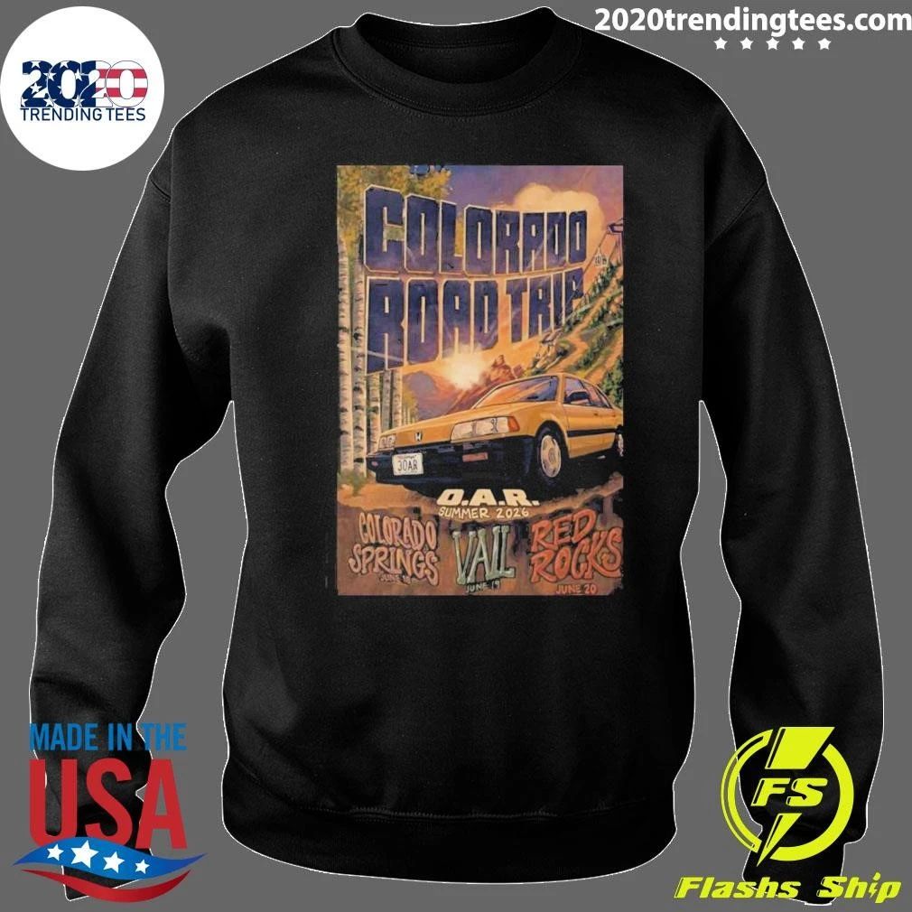 O.A.R Colorado Red Rocks June 19-20 2026 Poster Shirt