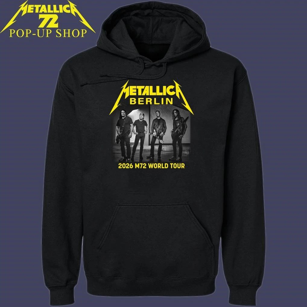 Metallica M72 Berlin, Germany 2026 Band Members World Tour T-Shirt