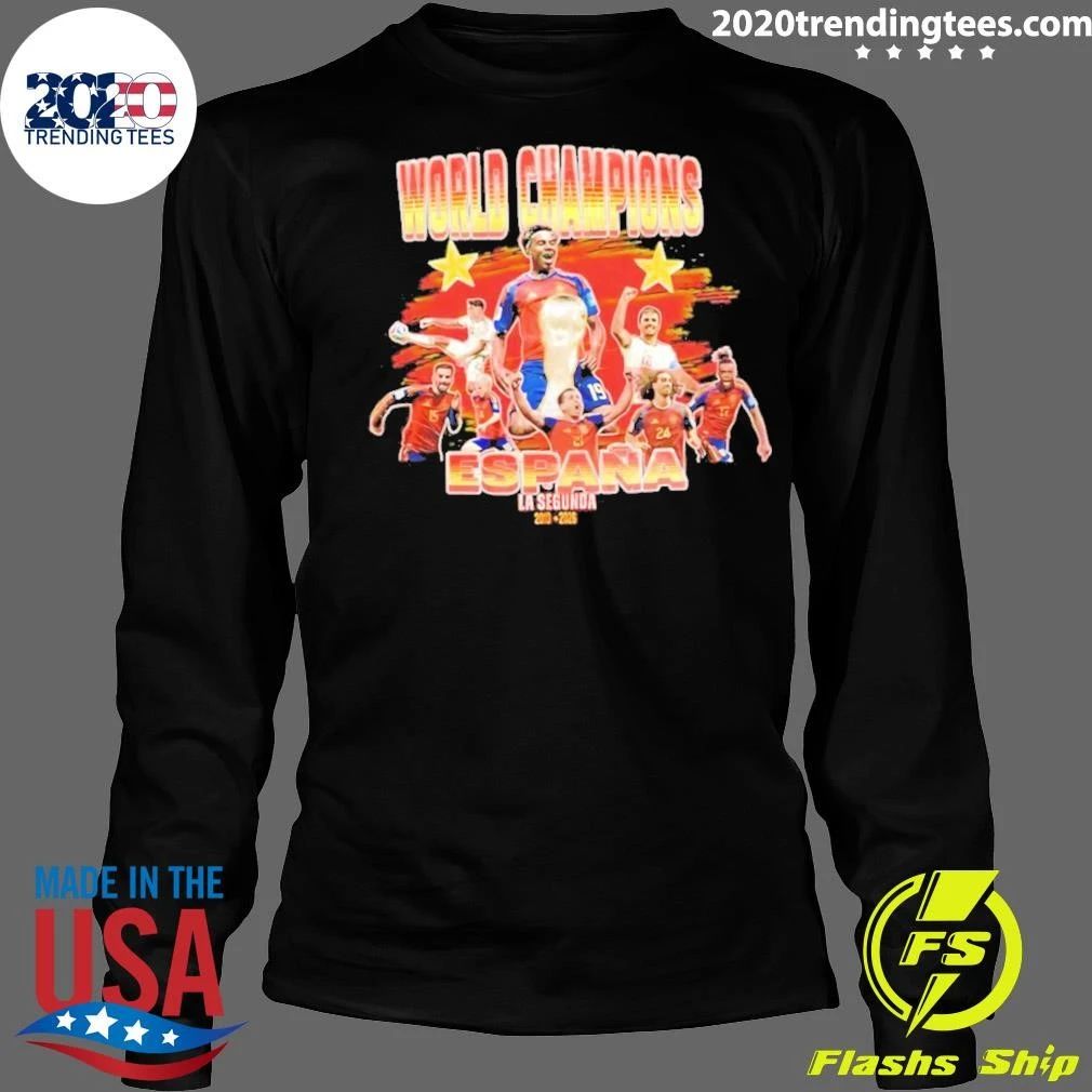 Spain 2026 World Champions Soccer Graphic Shirt