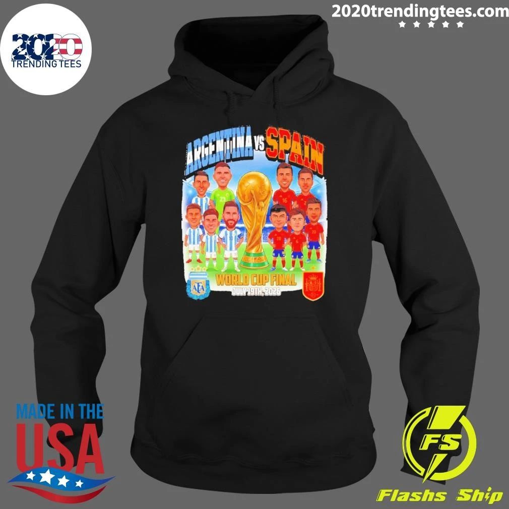 Argentina Vs Spain World Cup Final Players Soccer Championship 2026 Shirt