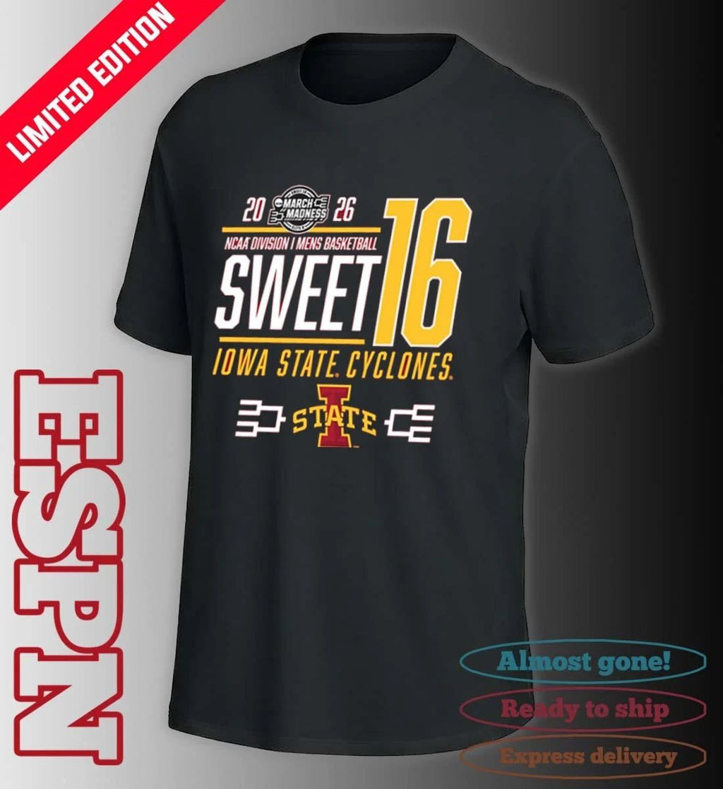 Iowa State Cyclones NCAA Men’s Basketball Sweet 16 Shirt