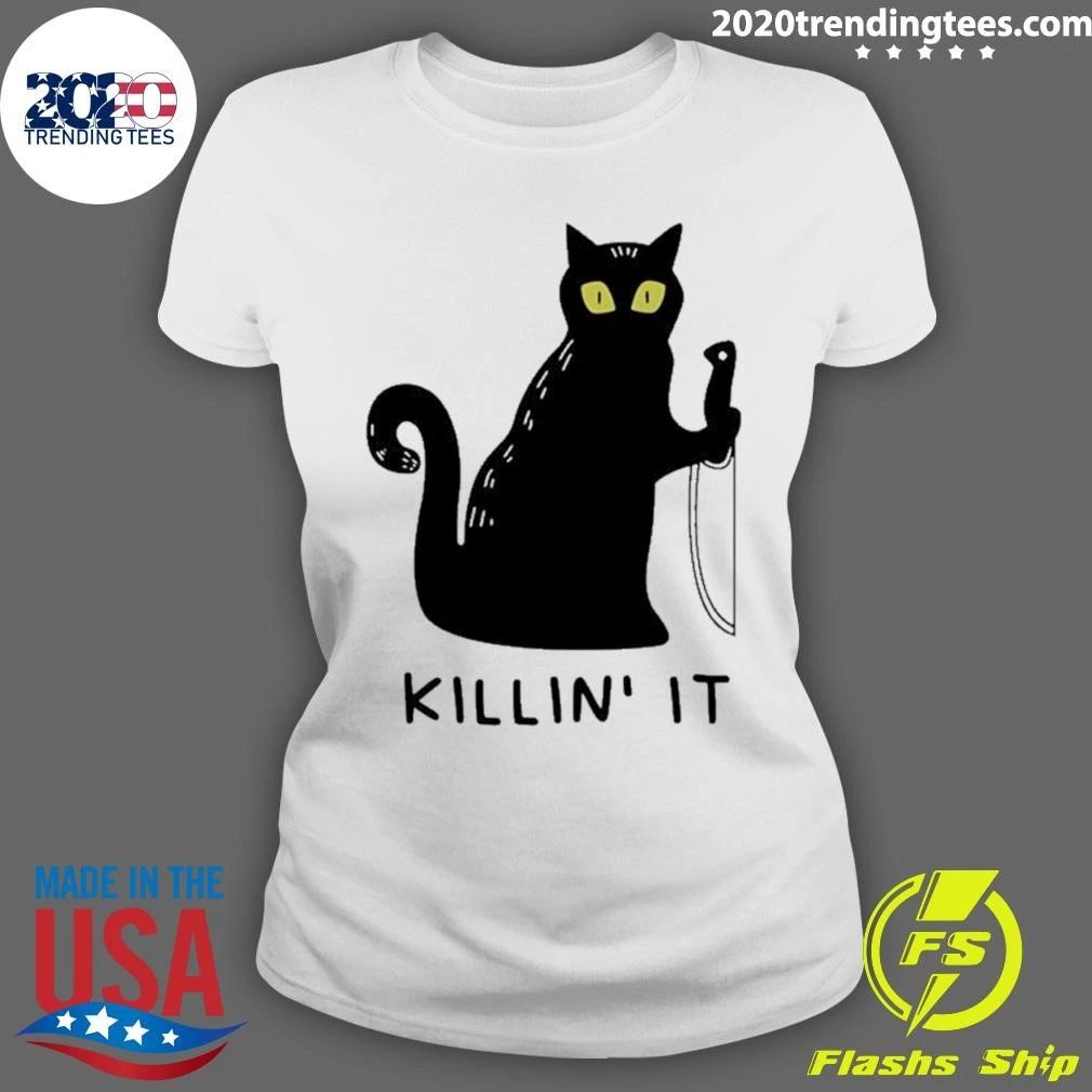 Cat Halloween Killin’ It Shirt