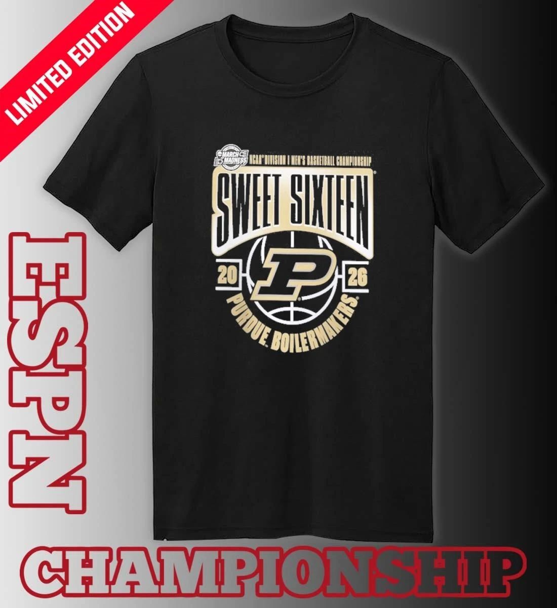 Purdue Boilermakers 2026 NCAA Men’s Basketball Tournament March Madness Sweet 16 T-Shirt