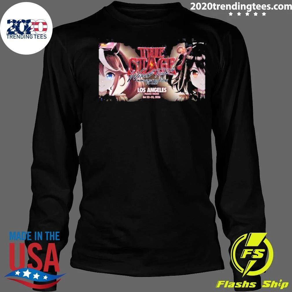 The Stage World Tour 2026 Umamusume Pretty Derby Los Angeles Peacock Theater Shirt