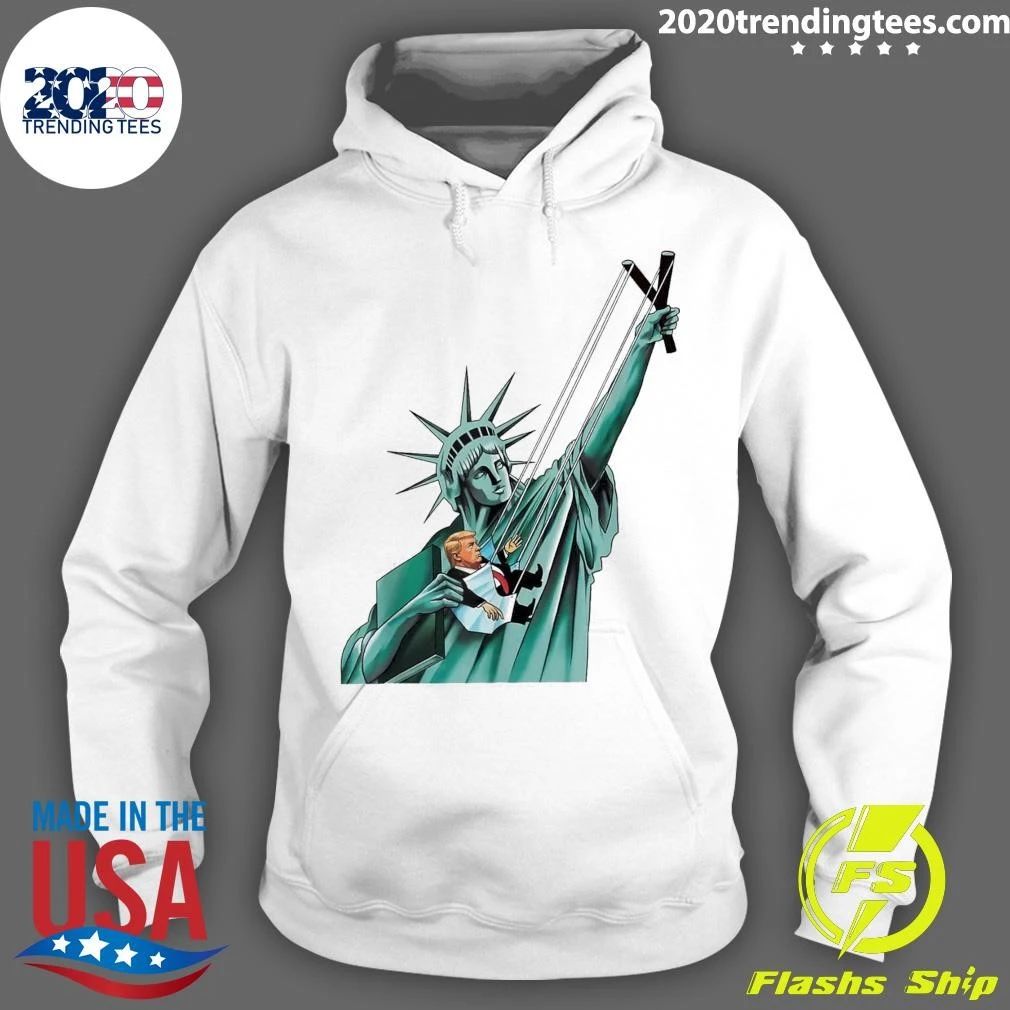 Statue Of Liberty Anti Trump Political Comedy Shirt
