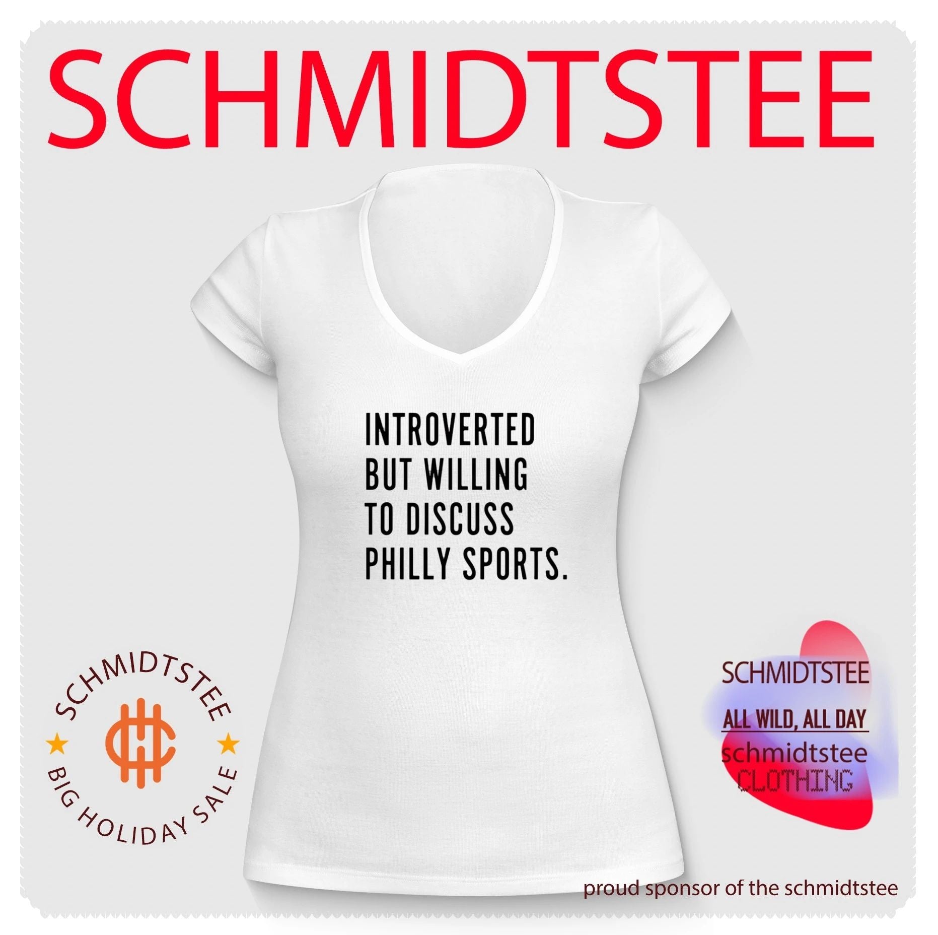 Introverted but willing to discuss Philly sports shirt