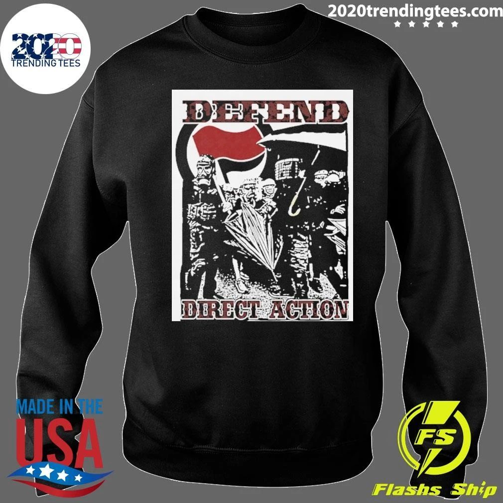 Defend Direct Action Antifa Protest Activism Shirt