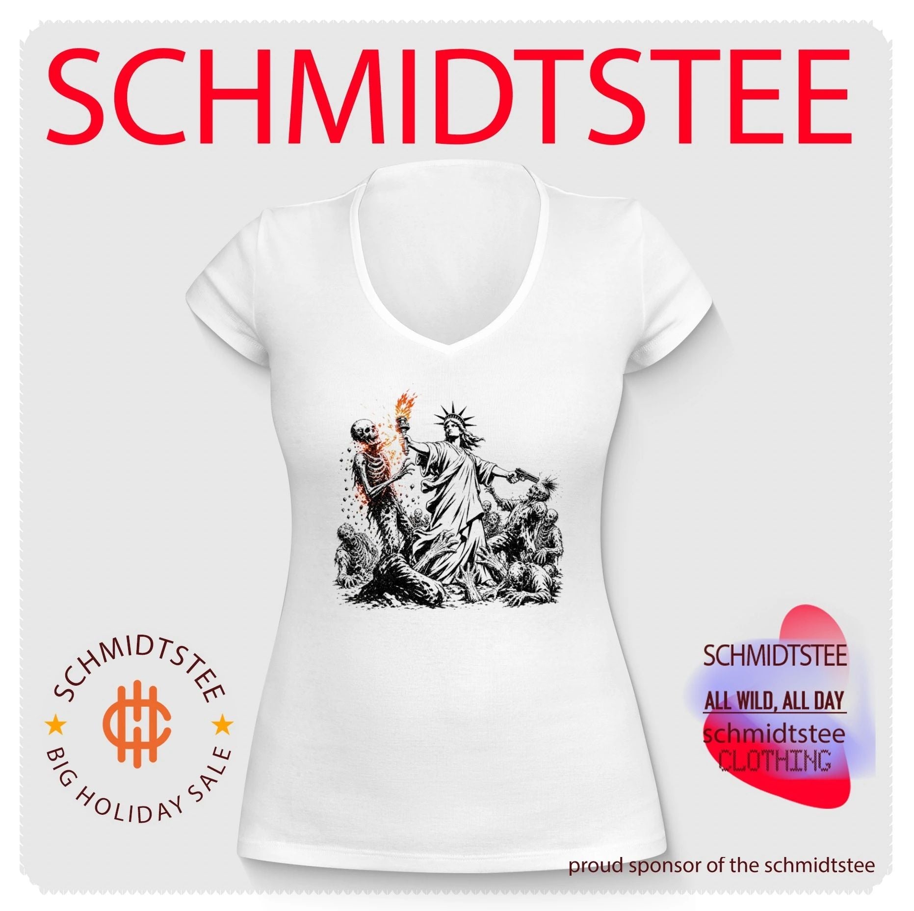 Liberty or Death Zombie Apocalypse Undead shirt