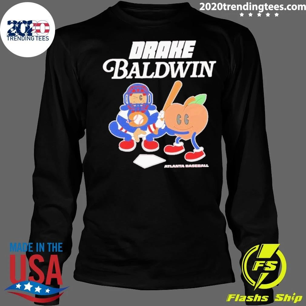 Drake Baldwin Atlanta Braves Mlb Animated Players Shirt