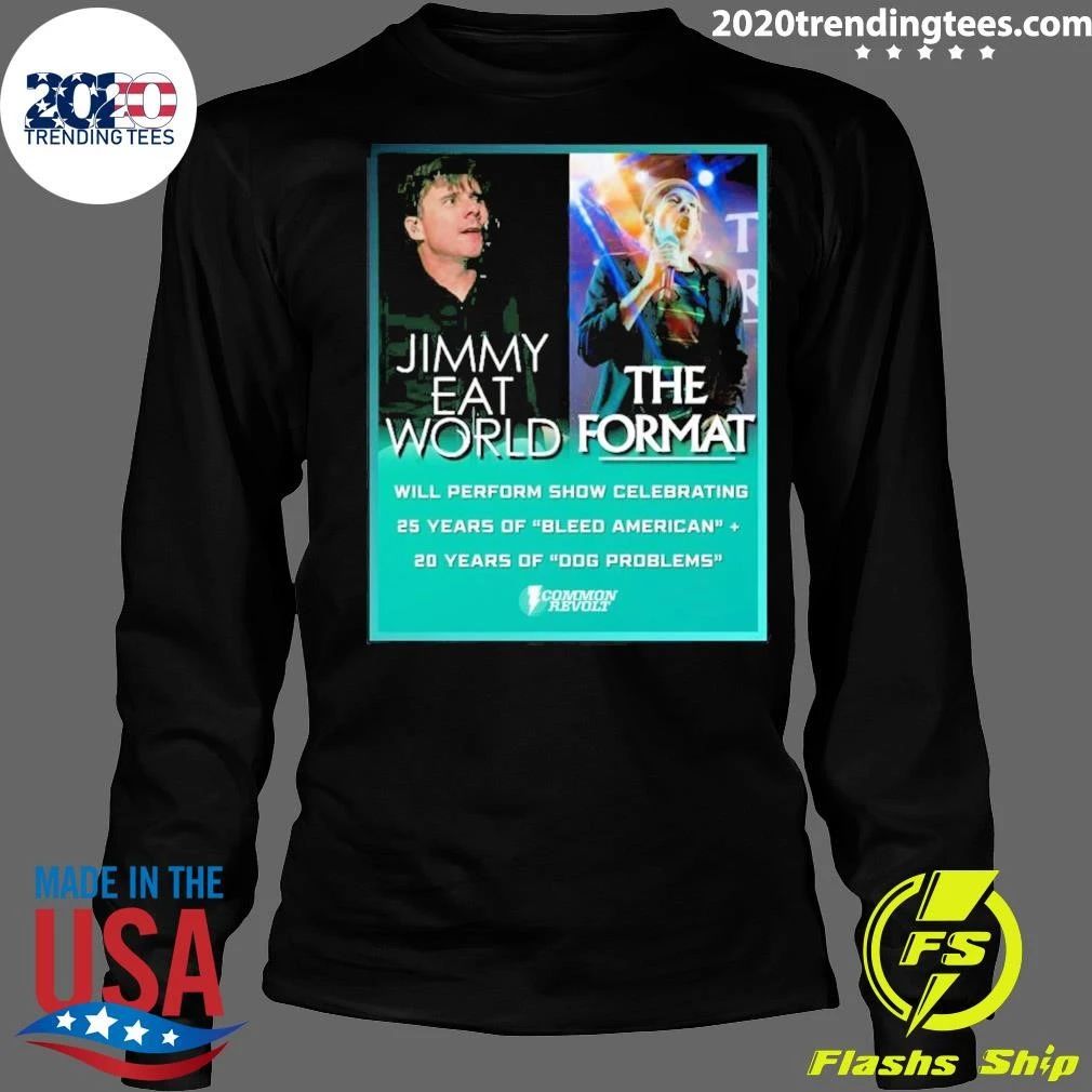 Jimmy Eat World The Format Will Perform Show Celebrating 25 years Of Shirt
