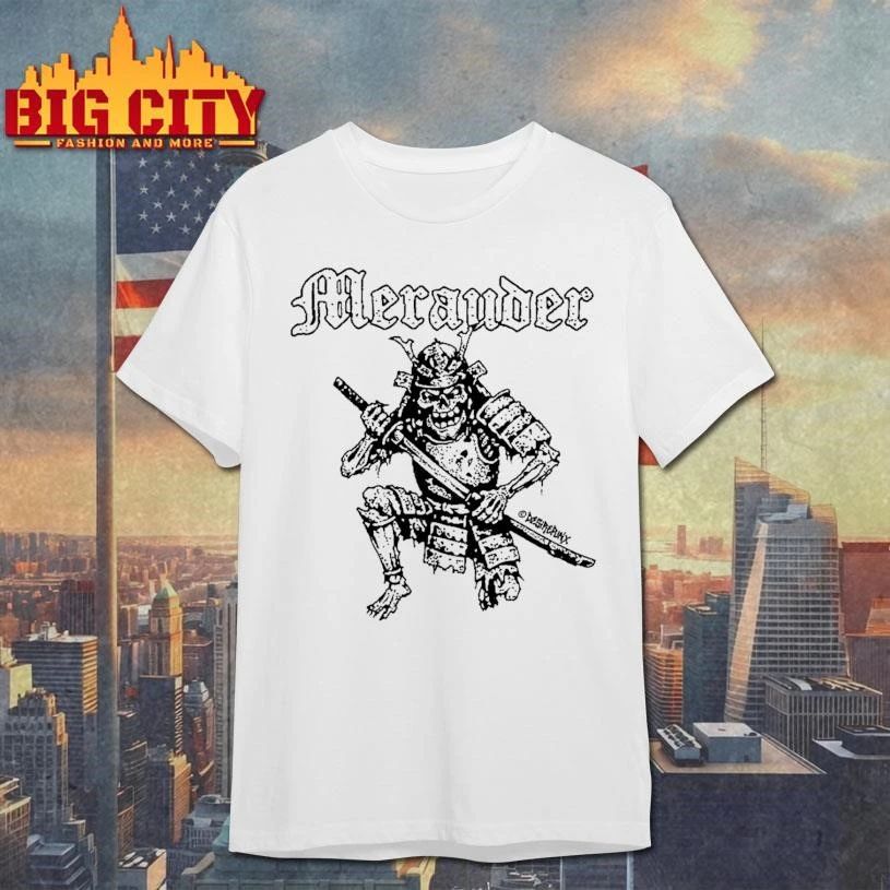 Vintage Merauder Samurai Skeleton Warrior Heavy Metal Hardcore Band T Shirt