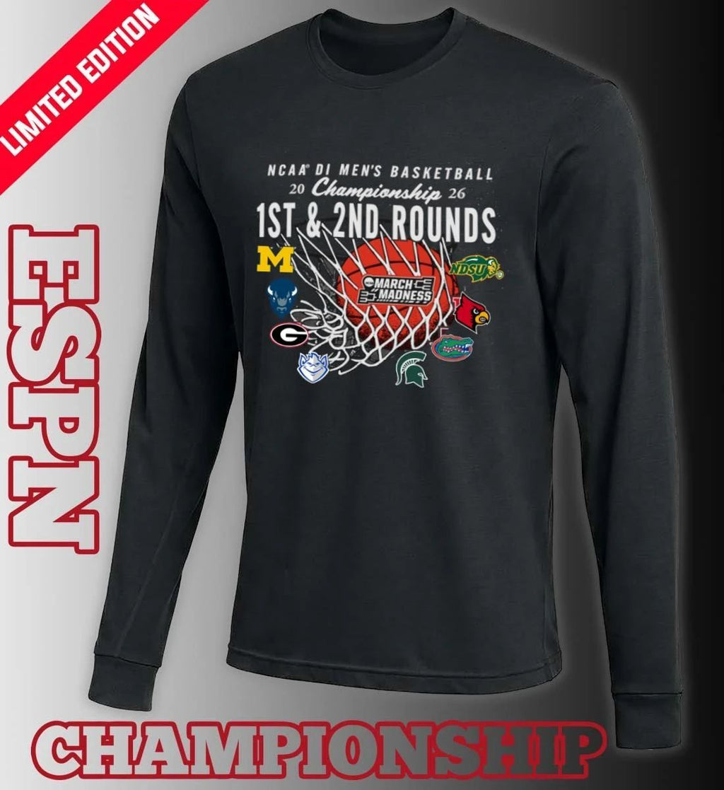2026 NCAA DI Men’s Basketball 1st, 2nd Rounds – Buffalo Shirt