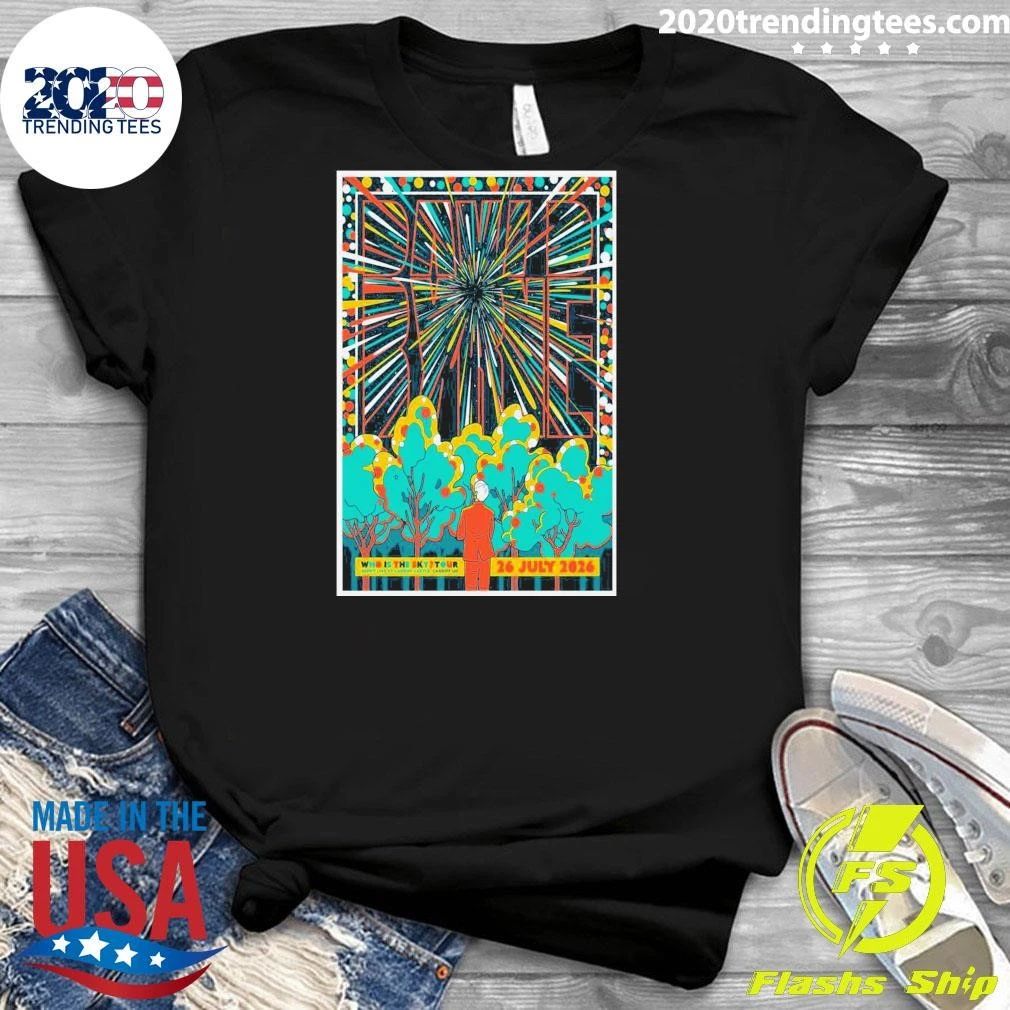 David Byrne Cardiff, Uk Tour 2026 Shirt