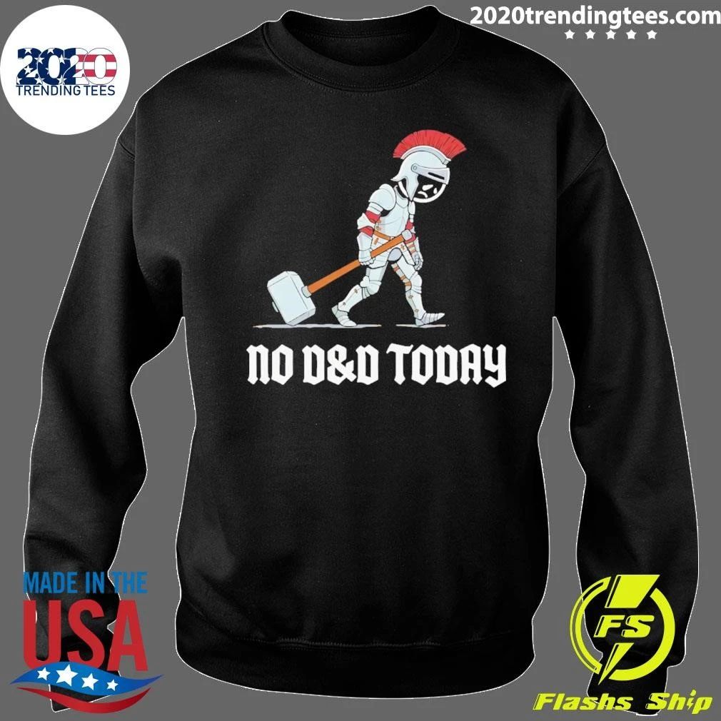 No D&d Today Paladin Cartoon Shirt