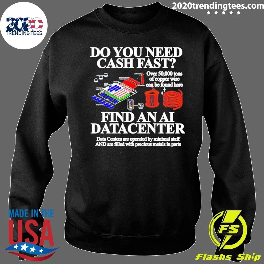 Data Center Metal Theft Infrastructure Do You Need Cash Fast Find An Ai Shirt